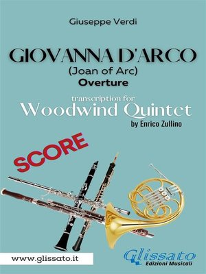 cover image of Giovanna d'Arco--Woodwind Quintet (SCORE)